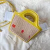 Luxury fashion micro weave Basket bags Cross body Shoulder Clutch Bags top handle Womens travel totes hand bag mens Straw Designers Beach bag