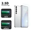 Fingeravtryck Unlock Screen Protector för Meizu 20 Pro Samsung S24 Ultra S23 Plus 9H 2.5d 0,25 mm Ultra Thin Clear Tempered Glass med 10 i 1 paket