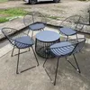 Camp Furniture Garten Campingtische Terrasse Außenstehende Schreibtisch Leichtes Tisch Make -up Computer Salons de Jardin Home