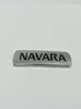 Voor Nissan Navara Achter Terug Logo Plaat Emblemen Frontier Pickup D21 D22 D23 D40 Zijdeur Chrome Naambord4648379