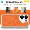 2024 Märke C20 Art Edition Snapdragon 8 Gen 2 5G Mobiltelefon stöder snabb laddning Dual Sim Android 13 7,3-tums skärm stöder OTG Global Version Mobiltelefon