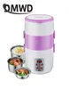 Multifunction electric Rice Cooker smart Appointment 3 Layers mini stainless steel heating cook lunch box Container Steamer 220V 24061780