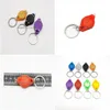 Party Favor Mini LED -ficklampa Keychain Portable Outdoor Party Light Torch Key Ring Emergency Cam Lamp Ryggsäck Drop Delivery Home GA DHJED