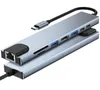 Dock USB C Hub a RJ45 Lan 100M Adattatore OTG con lettore SD PD TF per PC5629129