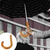Ombrelli Testa dell'ombrello Accessori Riparazione Parti pieghevoli Maniglia Resto 2 pezzi (18-19mm Smerigliato Mezza usura) Piccolo ricambio per la pioggia