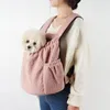 Cat Carriers Pet Small Dog And Outdoor Travel Bags Soft Warm Front Autumn Winter Large Capacity Bag