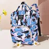 Mommy Bag Nylon Printed Fashion Multifunctional Mother and Baby Bag Walking Baby Travel Large Capacity Mom Bag 231227