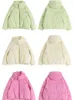 Casacos de trincheira femininos jaqueta de inverno chique com capuz parkas solto sólido engrossar quente mulher roupas moda feminina zíperes outwear