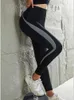 Leggings femminile sport di fitness svokor per donne pantaloni da yoga che si lirano ad alto fuso