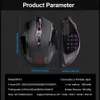 Redragon Impact Elite M913 RGB USB 24G Wireless Gaming Mouse 16000 DPI 16 Knappar Programmerbar ergonomisk för Gamer Mice PC 231228