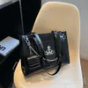 24SS Designer Viviane Westwoods Tasche Viviennewestwood Hochwertige Tasche für Damen Neue, leistungsstarke Nischentrend-Einschulter-Unterarm-Pendeltasche für Western Empr