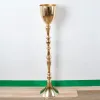 118 cm Gold Flower Vase Centres de mariage Vase Decoration Event Party Road Road 1 Lot = 10 PCS