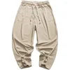 Pantalons pour hommes hiver hommes S japonais velours côtelé épais chaud sarouel hommes lâche décontracté jogging pantalons de survêtement hip-hop pantalons de rue