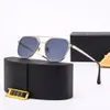 Neue neue Sonnenbrille Designer -Brille Herren Mischfarbe Mischfarben UV400 Polarisierend klassischer Stil im Outdoor klassische Augenwear Unisex Schutzbrille SPO23001