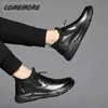 Черные кожаные непромокаемые защитные рабочие туфли для мужчин, офисные ботинки, нерушимая нескользящая мужская обувь, весна-осень 231225