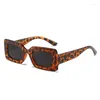 Sunglasses Women Square-framed Candy Colored Men Fashion Trend Retro