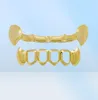 hip hop lisse Halloween prothèses grillz véritable plaqué or rappeurs grilles dentaires cool bijoux doré argent rose or noir3882891