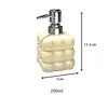 Liquid Soap Dispenser Modern Bathroom Station Bottle Press Accessories Decor Lotion Container Deluxe Wash Shampoo Home