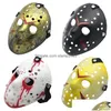 Dhs Maskerade Masken Jason Voorhees Maske Freitag Der 13. Horrorfilm Hockey Gruseliges Halloween-Kostüm Cosplay Kunststoff Party Fy2931 D Dhfkw