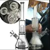 13,3 inch bekerbasis Dab Rigs dikke glazen waterpijpen waterpijpen bedwelmende rookpijp met 18 mm kom