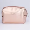 Kosmetische Taschen Frauen Bag Rosa Gold Make -up Reißverschluss Make -up Handtasche Organizer Aufbewahrungsbeutel Taschen Toilettenwaschungs Schönheit Box