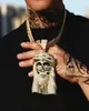 Big Size Jus hanger ketting voor mannen Ice Out hiphop Jewelry2895220