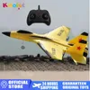 RC Plane SU35 FX620 2.4G With LED Lights Aircraft Remote Control Flying Model Glider Airplane EPP Foam Toys For Children Gifts 231227