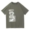 Męska marka Tshirt Klasyczna prosta ulica Krótka letnia drukowana designerska koszulka Tulewa TEE TEE Casual List oddychający marka Trend Trend swobodny luźno