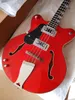Right-Handed Bass Electric guitar 4-strings Vintage clear Red gloss