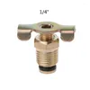 Badezimmer-Waschtischarmaturen NPT 1/4" 3/8" Luftkompressor für Tankablasshahn mit T-Griff einfach zu bedienen