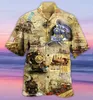 Men's Casual Shirts Elephant Peaceful Hawaiian Shirt 3D All Over Printed For Women's Harajuku Unisex