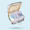 Sunveno Baby Diaper Bags使用可能な再利用可能なファッションプリント用マタニティバッグ使い捨ておむつ用ウェットドライおむつバッグ2サイズ231227