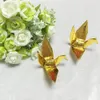 Guirlande de grue en papier Origami préfabriquée en or pliée, guirlande de cordes mobiles pour mariage, saint-valentin, décoration de la maison, 231227