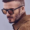 Gafas de sol cuadradas vintage para hombre, gafas de sol de diseñador de marca a la moda, gafas de sol clásicas Retro para exteriores, gafas de espejo para Hombre 231227