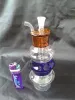 Hauteur Bongglass Klein Recycler plates-formes pétrolières conduite d'eau pomme de douche Perc Bong tuyaux en verre narguilés trois pagode ZZ