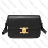 Sacs de créateurs de luxe Hong Kong arc de triomphe en cuir en cuir noir en cuir noir crossbody sac à corps 2024 Nouvelle féminine féminine