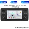 8GB 128GB Carplay 4G 7862 7inch 2din Android 12 Car Radio Multimedia for 5 Series E39 X5 E53 M5 1996-2003 Nav RDS Stereo GPS