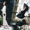 Kleiderschuhe elegante Frau Kristallschnalle Gürtelpumpen spitzer Zehen Paillette Zapatos de Mujer Stiletto Ultraherhersäure Frauen Büro 2023 2023