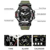 SMAEL Männer Uhren 50 m Wasserdichte Sport Uhr Militär Mann Sport Uhr Digital 8072 Dual Display Uhr Quarz Led Digital 231228