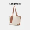 Songmont Bag City Vacation Tote Designer Large Capacity Commuter One Shoulder Underarm Canvas Luxurys Handbag
