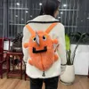 Animali di peluche ripieni Anime Chainsaw Man Zaino di peluche Kawaii Pochita Peluche Bambola Cuscino farcito Cosplay Pochita Zainetto Regalo di compleanno per bambini 231228