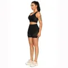 Treno feminino Fitness Yoga Suit de tênis esportivo de duas peças Running roupas íntimas e leggings BRA BRA BRA HIAI