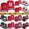 #98 Connor Bedard Reverse Retro hockeytrui #90 Tyler Johnson Jonathan Toews Taylor Hall Chris Chelios Patrick Kane Seth Jones Nick Foligno Clark Griswold-truien