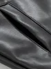 Mauroicardi Spring Autumn Cool Luxury Short Black Soft Light Pelte Giacca da uomo con cerniera giacche da uomo e cappotti Fashion 231227 231227