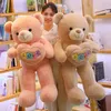 高品質の100cmラージI Love You Teddy Bearぬいぐるみぬいぐるみおもちゃ愛者愛好家の誕生日ガールギフト231227