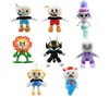 Game giocattolo peluche per bambini Cuphead Mugman Ms Chalice Ghost King Dice Dice Cagney Carnantion 13Styles Dolls Toys for Boys Girls Girs Regalo Toy334K8366561
