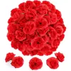 Decorative Flowers 1/5/10PCS Artificial Silk Fabric Rose Flower Head Wedding Celebration Wall Arch Party Home Decoration DIY Wreath Hat