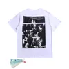 Casual Men Hip Hop Cotton Short Sleeve Graphic Print Off Crewneck T Shirt Youth Usa XL Black