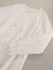カジュアルドレススプリングシンシアーソリッド刺繍ドレス女性長袖シングル胸Z2151