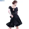 Stage Wear Style Latin Dance Costume Adult Dress Female Short-Sleeved Performance Four Seasons Competition Dovetail